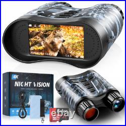 Night Vision Goggles, 4K Night Vision Binoculars 3.2 HD Display and 32GB TF