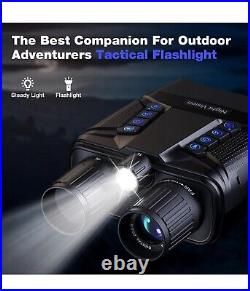 Night Vision Goggles, 4K Night Vision Binoculars, 5000mAH Rechargeable Infrared