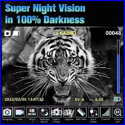 Night Vision Goggles 4K Night Vision Binoculars, Digital Infrared Night Vision