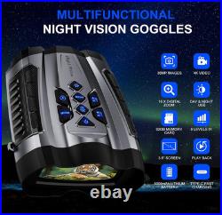 Night Vision Goggles, 4K Night Vision Binoculars for Adult with 3.5 HD Screen