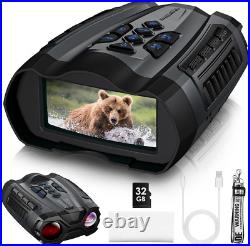 Night Vision Goggles, 4K Night Vision Binoculars for Adult with 3.5 HD Screen, 32 Night Vision Goggles, 4K Night Vision Binoculars for Adult with 3.5 HD Screen, 32