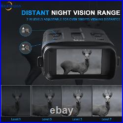Night Vision Goggles 4K Night Vision Binoculars for Adults, 10X Digital Zoom, 3'