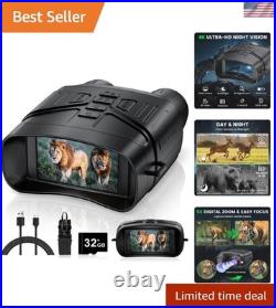 Night Vision Goggles 4K Night Vision Binoculars for Adults, 3'' HD Screen B