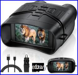 Night Vision Goggles 4K Night Vision Binoculars for Adults, 3'' HD Screen B