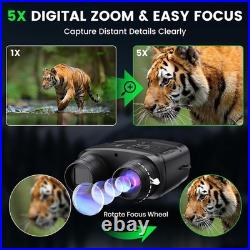 Night Vision Goggles 4K Night Vision Binoculars for Adults, 3'' HD Screen B