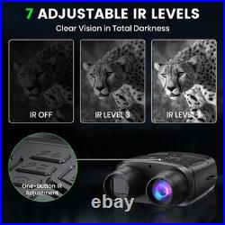 Night Vision Goggles 4K Night Vision Binoculars for Adults, 3'' HD Screen B
