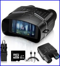 Night Vision Goggles 4K Night Vision Binoculars for Adults, 3'' Large Screen