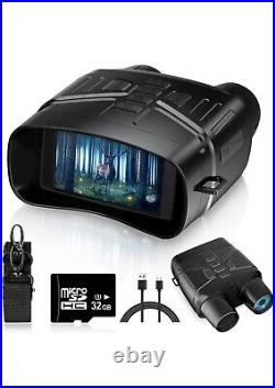 Night Vision Goggles 4K Night Vision Binoculars for Adults, 3'' Large black