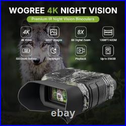 Night Vision Goggles, 4K Night Vision Binoculars for Adults, 36MP, 1300FT