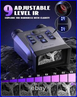 Night Vision Goggles, 4K Night Vision Binoculars for Adults High Powered, 3.0 Night Vision Goggles, 4K Night Vision Binoculars for Adults High Powered, 3.0