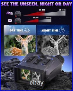 Night Vision Goggles, 4K Night Vision Binoculars for Adults High Powered, 3.0 Night Vision Goggles, 4K Night Vision Binoculars for Adults High Powered, 3.0