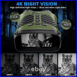 Night Vision Goggles 4K Night Vision Binoculars with 48MP and 3 Inch Displa