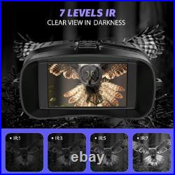 Night Vision Goggles 4K Night Vision Binoculars with 5000Mah Rechargeable Batter