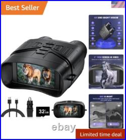 Night Vision Goggles 4K Video, 5X Magnification for Wildlife Watching