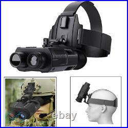 Night Vision Goggles 4X Zoom HD Binoculars Infrared Head Mounted Outdoor Hunting