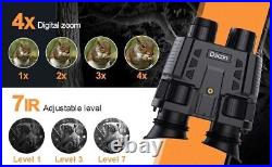 Night Vision Goggles 4X Zoom HD Binoculars Infrared Head Mounted Outdoor Hunting