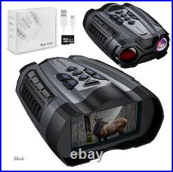 Night Vision Goggles 4k Infrared Digital Binoculars4000mah Rechargeable Black