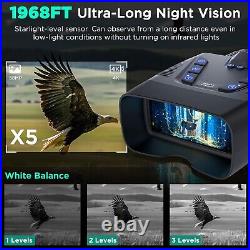 Night Vision Goggles, 58MP Full-Color