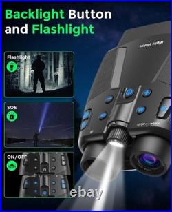 Night Vision Goggles, 58MP Full-Color 4K Night Vision Binoculars 10000mAh Night Vision Goggles, 58MP Full-Color 4K Night Vision Binoculars 10000mAh