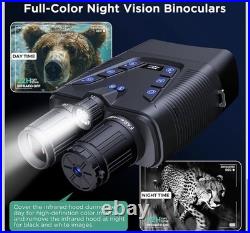 Night Vision Goggles, 58MP Full-Color 4K Night Vision Binoculars with 10000Mah F Night Vision Goggles, 58MP Full-Color 4K Night Vision Binoculars with 10000Mah F