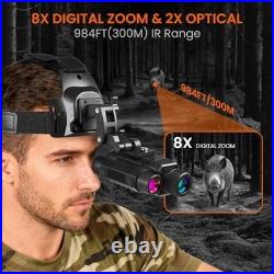 Night Vision Goggles 8X Digital Infrared Monocular, Head Mounted, 32GB SD Card Night Vision Goggles 8X Digital Infrared Monocular, Head Mounted, 32GB SD Card