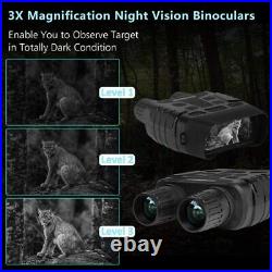 Night Vision Goggles 984ft Digital Infrared Binoculars TFT LCD Hunt Photo Video