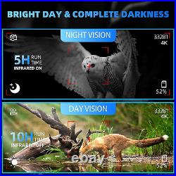 Night Vision Goggles Binoculars 4K HD Camera Digital Infrared Camping Telescope