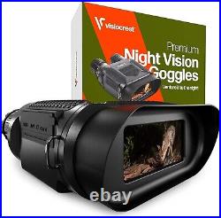 Night Vision Goggles Binoculars Digital FHD Darkness Surveillance 32gb Card