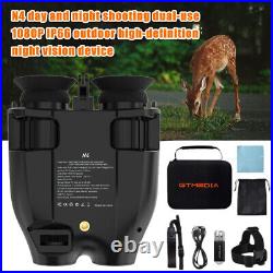 Night Vision Goggles Binoculars Digital IR Head Mounted Hunting Rechargeable NEW