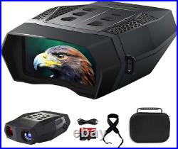 Night Vision Goggles Binoculars Digital + Sd Record + Case Military Hunting
