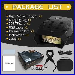 Night Vision Goggles Binoculars Digital + Sd Record + Case Military Hunting