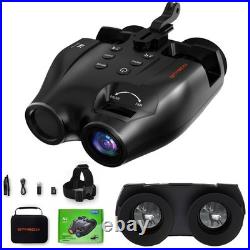Night Vision Goggles Binoculars HD Digital IR Head Mounted Hunting Rechargeable