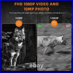 Night Vision Goggles Binoculars HD Digital IR Head Mounted Hunting Rechargeable