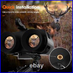 Night Vision Goggles Binoculars HD Digital IR Head Mounted Hunting Rechargeable