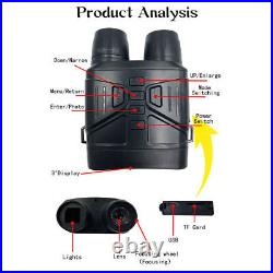 Night Vision Goggles Binoculars Infrared Thermal Binoculars with LCD Screen New
