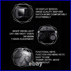 Night Vision Goggles Binoculars Infrared Thermal Binoculars with LCD Screen New