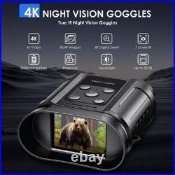 Night Vision Goggles & Binoculars for Men & Teens 32GB Card, Photo/Video Captu Night Vision Goggles & Binoculars for Men & Teens 32GB Card, Photo/Video Captu