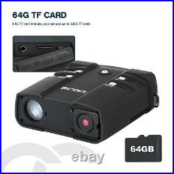 Night Vision Goggles Digital IR Binocluars 1080P Camera Video Recorder with 64G