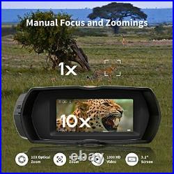 Night Vision Goggles, Digital Infrared Hunting Night Vision Binoculars for