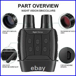 Night Vision Goggles, Digital Infrared Night Vision Binoculars with Take HD