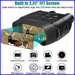 Night Vision Goggles, Digital Infrared Night Vision Binoculars with Take HD