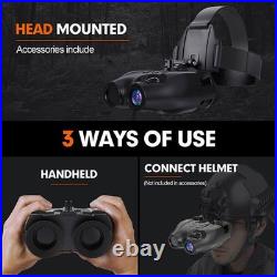 Night Vision Goggles FHD Binoculars Digital IR Head Mounted Hunting Rechargeable Night Vision Goggles FHD Binoculars Digital IR Head Mounted Hunting Rechargeable