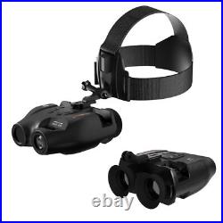 Night Vision Goggles FHD Digital IR Head Mounted Hunting Rechargeable Binoculars