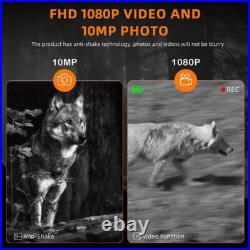 Night Vision Goggles FHD Digital IR Head Mounted Hunting Rechargeable Binoculars