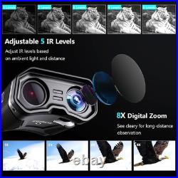 Night Vision Goggles, Full-Color 4K Night Vision Binoculars with 5200mAh Rech