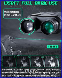 Night Vision Goggles Full Dark Night Vision Binoculars with Camera for Adults
