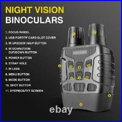 Night Vision Goggles Goggle Infrared Binoculars LED Image Video Memory Card New