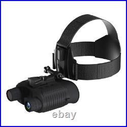 Night Vision Goggles HD Digital IR Head Mounted Rechargeable Hunting Binoculars