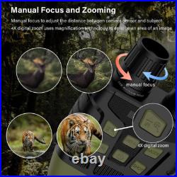 Night Vision Goggles Hapimp Binoculars 1080P 4X Zoom, Photo, Video, Waterproof Night Vision Goggles Hapimp Binoculars 1080P 4X Zoom, Photo, Video, Waterproof