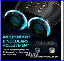 Night Vision Goggles Head Mounted 3D VR Night Vision Binoculars Wide FOV 58°